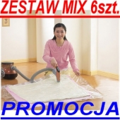 WORKI PRÓŻNIOWE SUPER ZESTAW MIX 6szt.