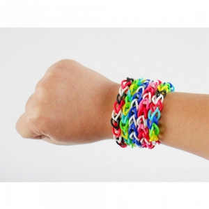 ZESTAW 600 GUMKI KROSNO DO BRANSOLETEK LOOM BANDS