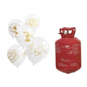 XXL BUTLA Z HELEM + 50 balonów wesele ślub