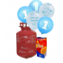 BUTLA Z HELEM + 30 balonów + żel uszczelniający Zestaw urodzinowy dla chłopca na roczek